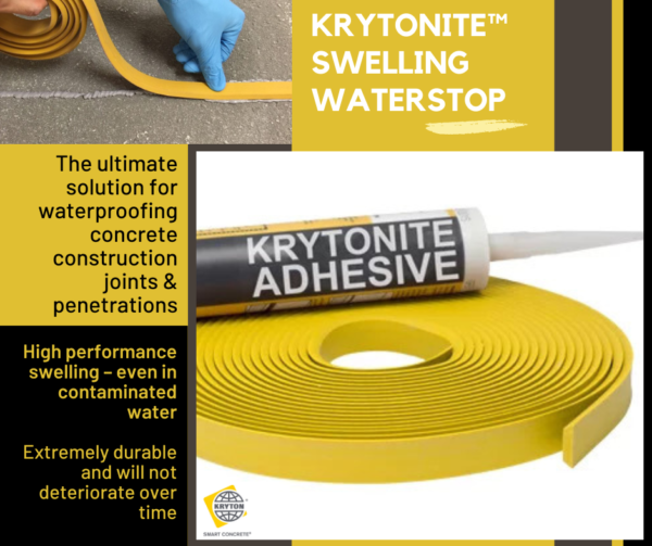 Krytonite™ Swelling Waterstop Arrow Construction Products